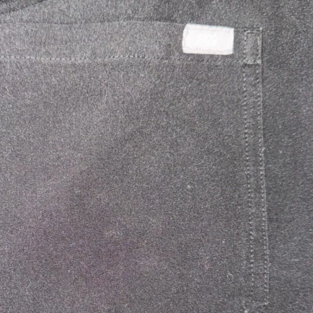 FIGS‎ Black Straight Leg Scrub Pants Mens XL Drawstring Elastic Waist Medical